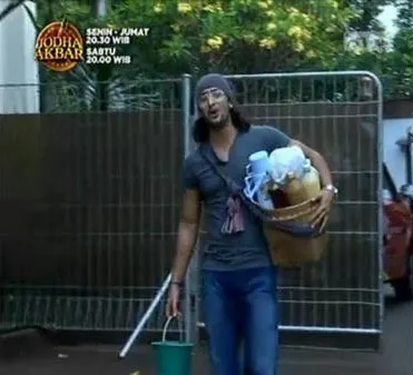 Begini penampilan Shaheer saat jadi tukang jamu. @ANTV