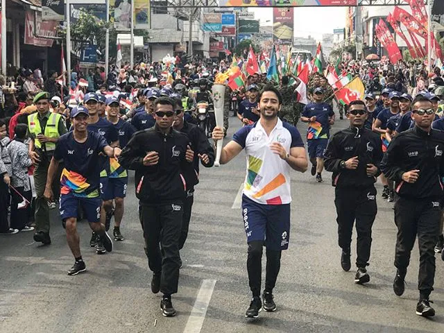 Bawa Obor Asian Games di Purwakarta