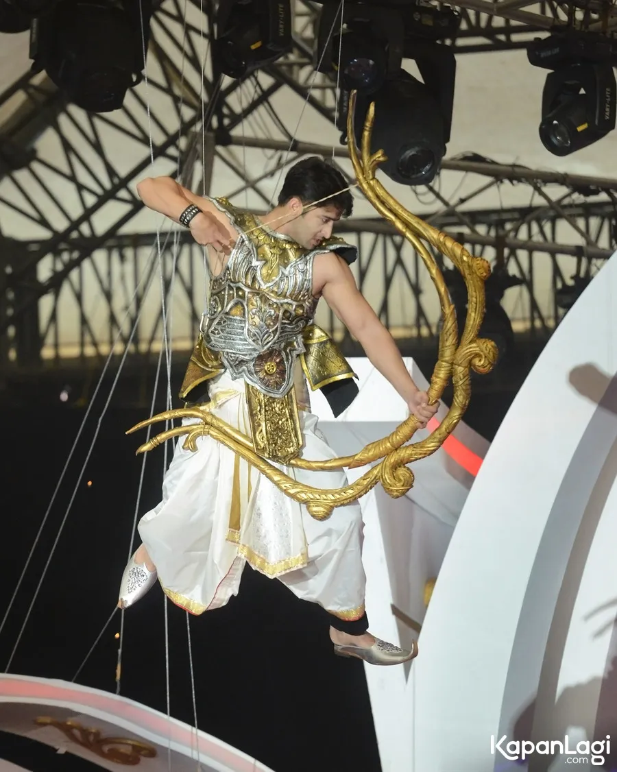 Aksi Shaheer di acara perpisahannya © KapanLagi.com®/Bambang E Ros