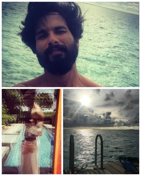 Kira-kira, di laut mana ya Shahid dan Mira bulan madu? ©instagram/shahidkapoor