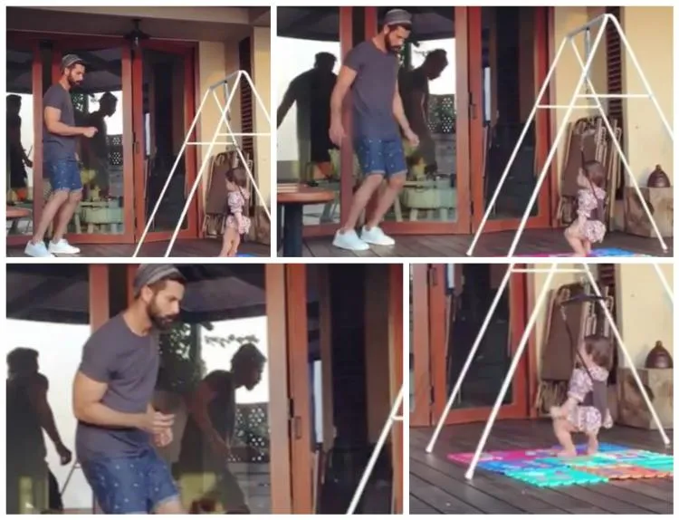 Shahid ajak Misha menari ©instagram/shahidkapoor