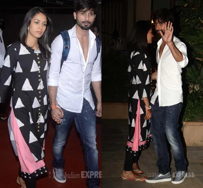 Mesranya Shahid dan Mira usai menikah dan menuju Mumbai @indianexpress.com