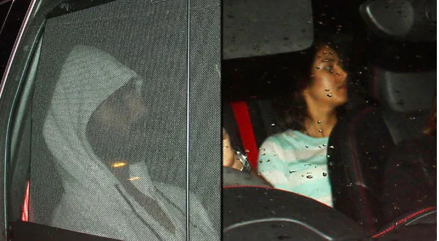 Shahid Kapoor dan Mira Rajput terlihat menghindari sorot kamera media @indianexpress.com