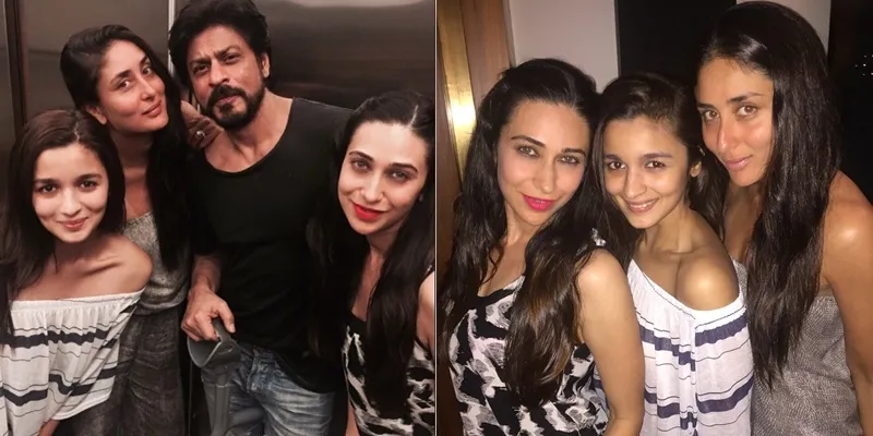 Ini dia momen kebersamaan Shahrukh Khan bersama Kareena, Karisma dan Alia Bhatt @instagram.com/therealkarismakapoor