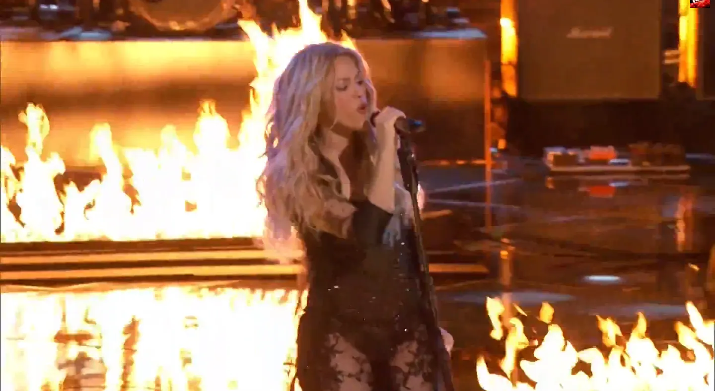 Shakira pada ajang The Voice/Youtube©