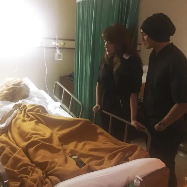 Ayah anak pertama Sheila Marcia, Anji datang menjenguk © instagram.com/erie_nya