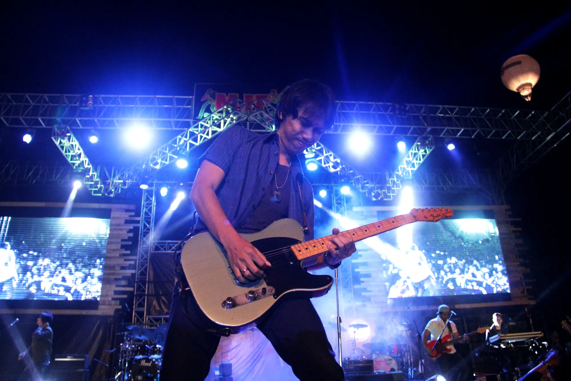 Sheila On 7 jadi performer sebelum Krakatau Reunion tampil sekaligus menutup gelaran 'Malang Jazz Festival 2017' © KapanLagi.com/Natanael Sepaya