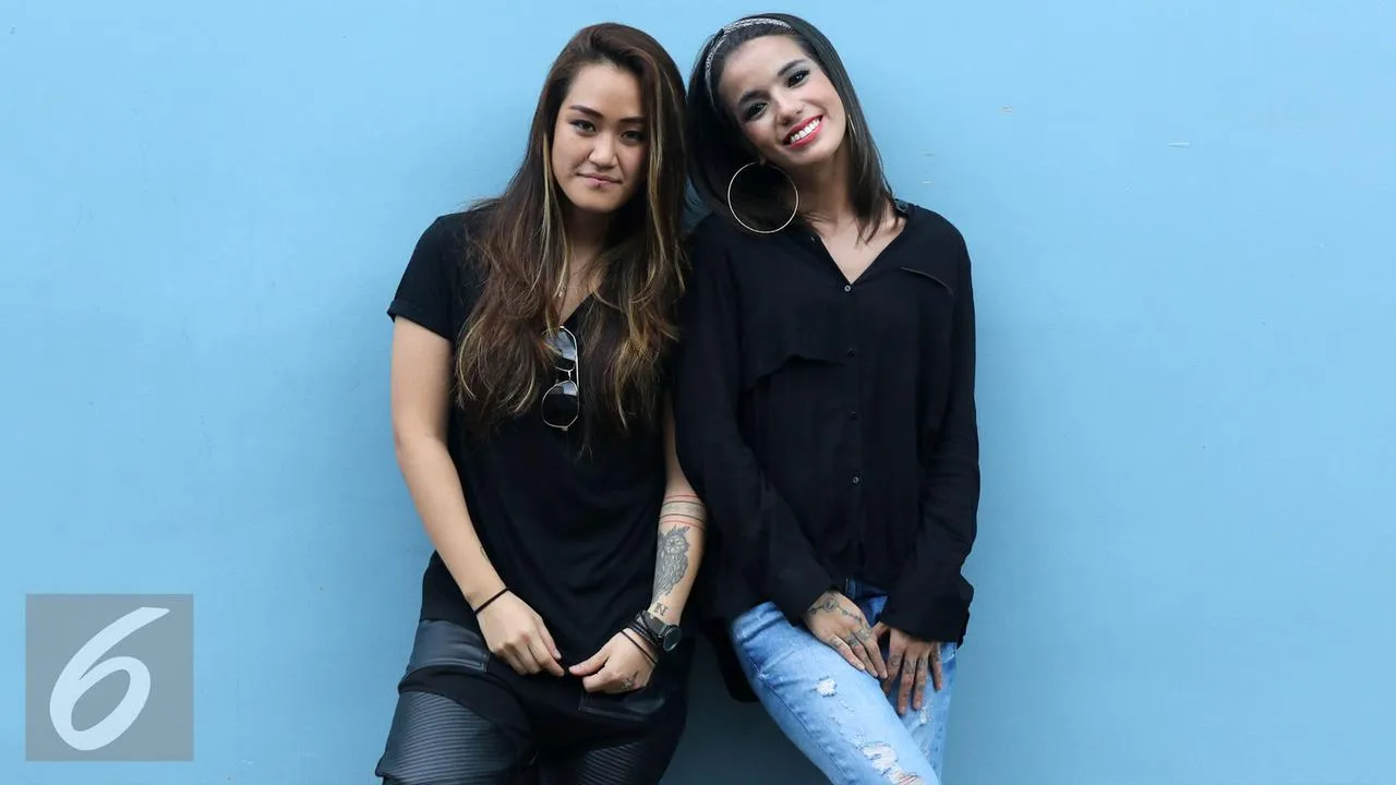 Melodya Vanesha dan Sheila Marcia (Credit: Liputan6.com/Herman Zakharia)