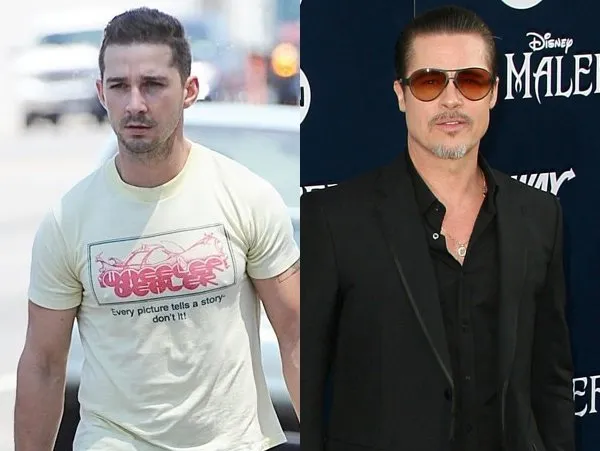 Shia Labeouf - Brad Pitt @ istimewa