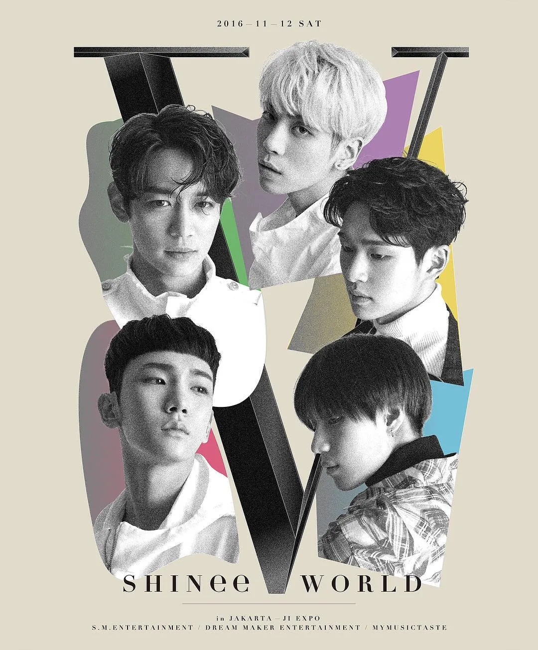 Poster resmi konser SHINee di Jakarta, 12 November mendatang © MyMusicTaste