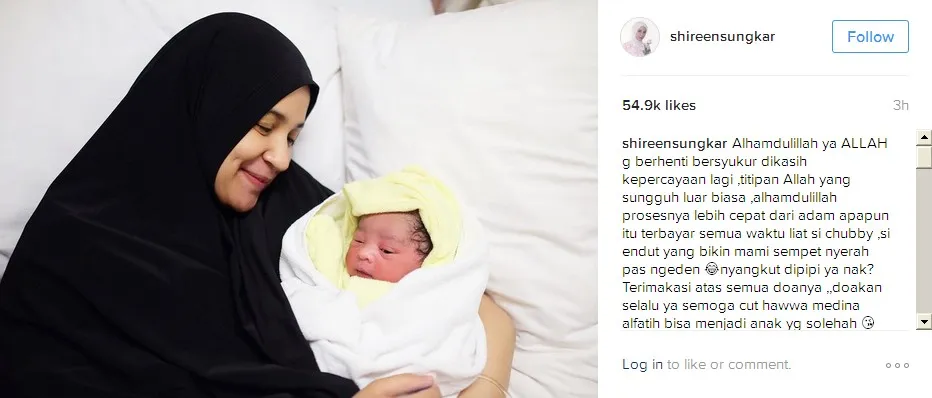 Shireen Sungkar © Instagram