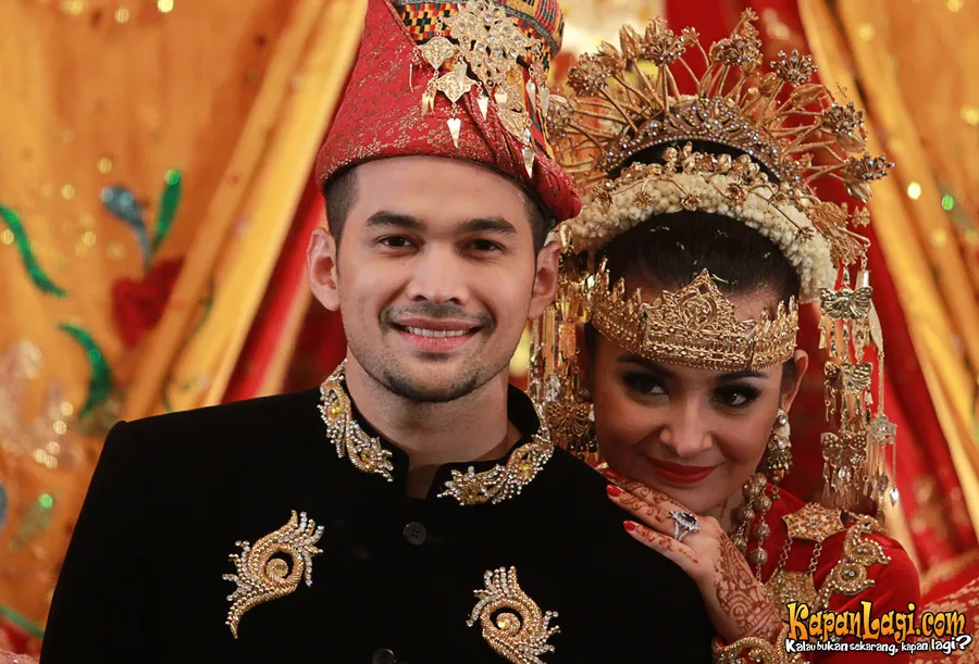 Wisnu dan Shireen usai ijab kabul.