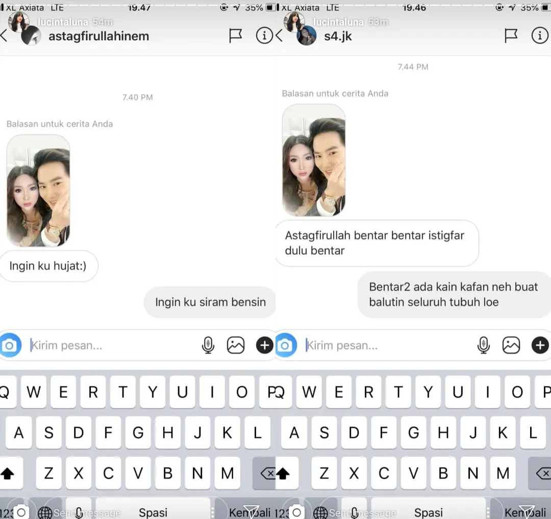 Lucinta Luna © instagram.com/lucintaluna (diambil pada 16/2/19 pukul 21.00 WIB)