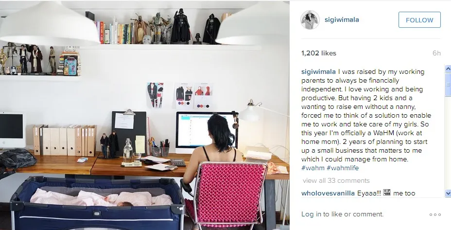 Sigi Wimala Putuskan Untuk Bekerja Dari Rumah © Instagram sigiwimala