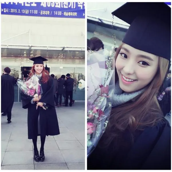 Bora ketika wisuda © twitter.com/sistarsistar