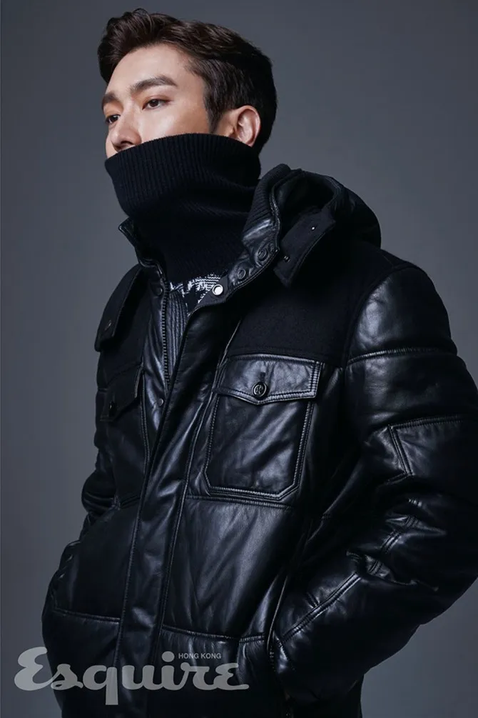 Keren dengan jaket kulit © Esquire HongKong