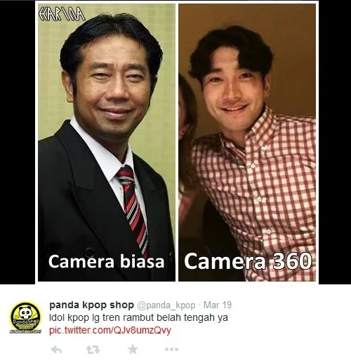 Haji Lulung dan Siwon, ganteng mana? :) © Twitter