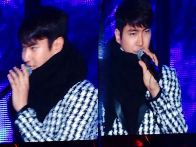 Siwon Super Junior tetap tampil meski mengalami cedera di leher @koreaboo.com