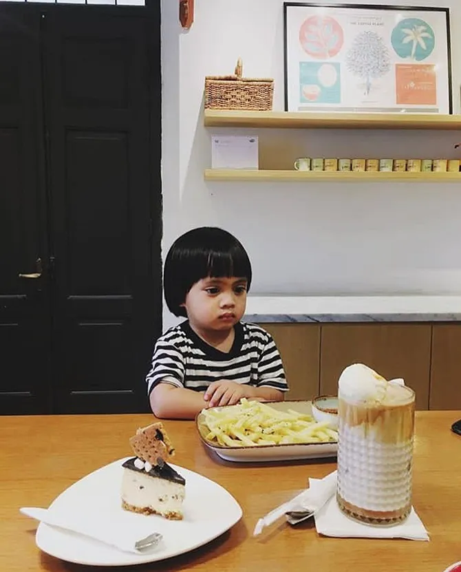 Ekspresi wajah Sekala kalau besok Senin © instagram.com/sekala_belove_