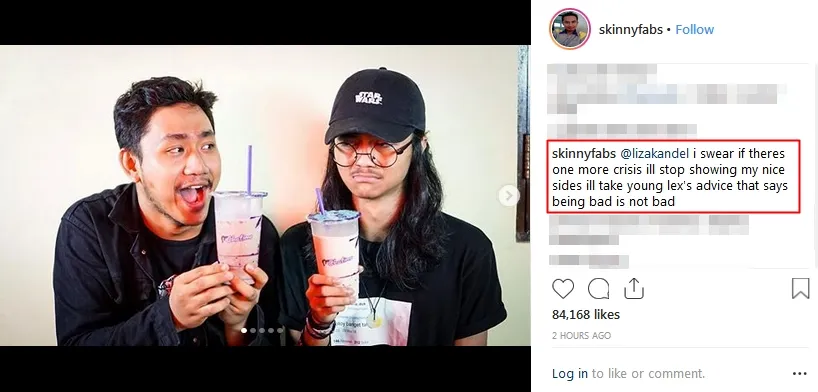 Credit: Instagram © Skinnyfabs