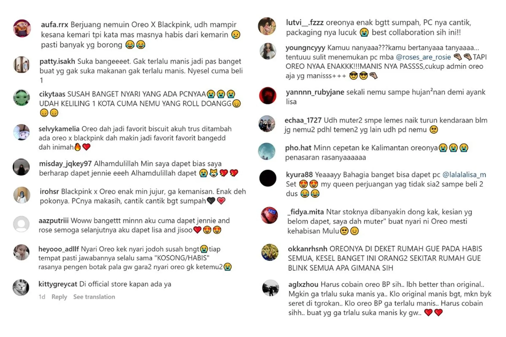 Sumber: screenshot Instagram @oreo_indonesia