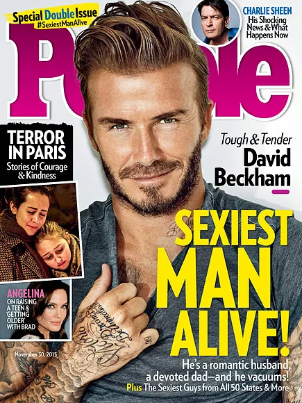 David Bekham jadi pria paling seksi 2015 versi majalah People © People