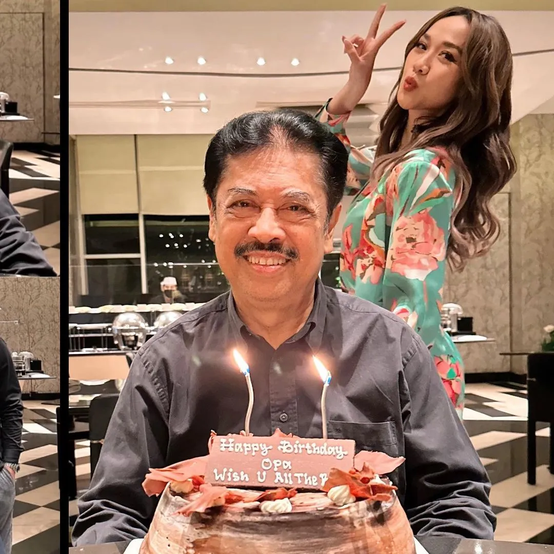 Potrait Bunga Citra Lestari bersama Sang Ayah (Sumber: https://www.instagram.com/bclsinclair/)
