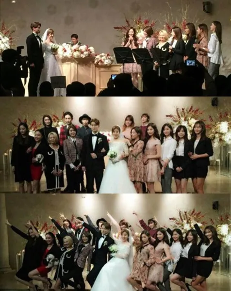 Girls Generation saat menghadiri pernikahan stylist, Sabtu (10/10). ©dispatch.co.kr