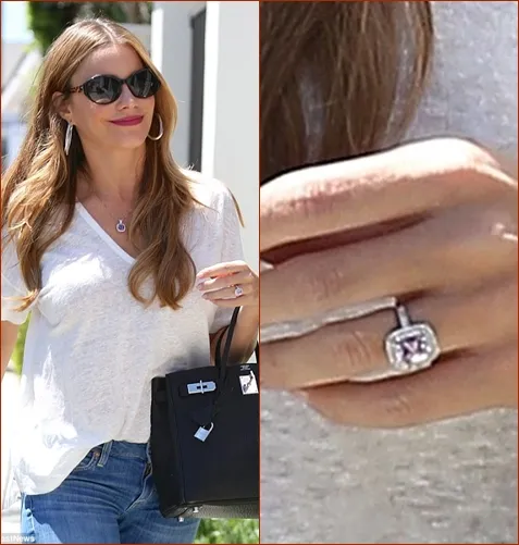 Cincin yang dikenakan Sofia/Dailymail.co.uk©