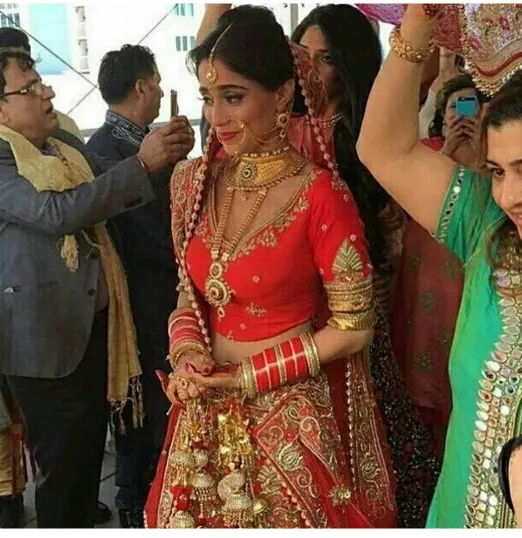 Soumya kini resmi jadi nyonya Arun Nayyar ©pinkvilla