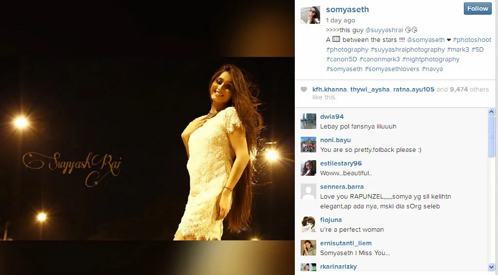 Ini dia penampilan Soumya Seth bak putri Rapunzel @instagram.com/somyaseth