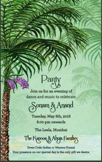 Sonam dan Anand menikah pada 8 Mei 2018 ©pinkvilla