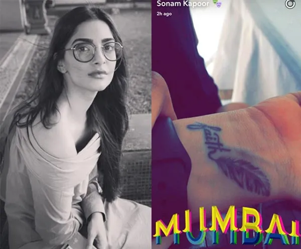Tato baru Sonam Kapoor, bulu cantik ©bollywoodlife