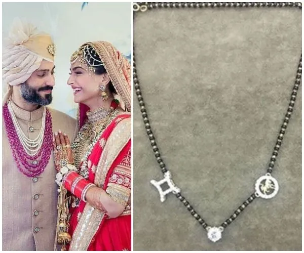Mangalsutra Anand untuk Sonam, berhias matahari ©bollywoodlife