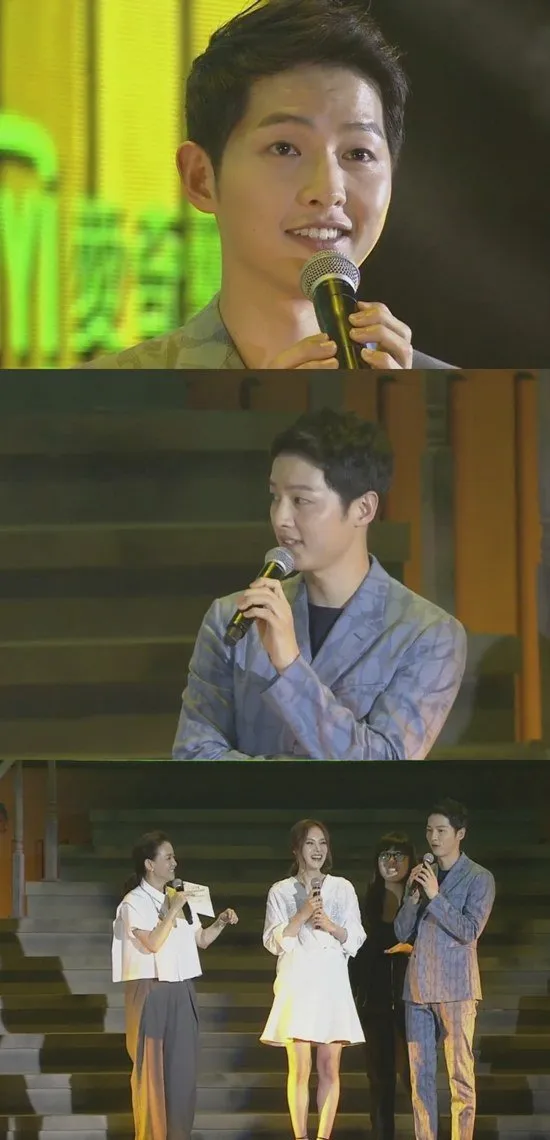 Gantengnya Joong Ki saat fanmeet di Taipei © Allkpop