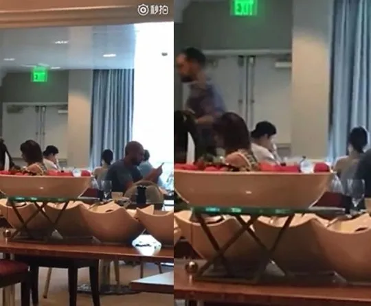 Song Song couple makan bersama di restoran hotel © via allkpop.com