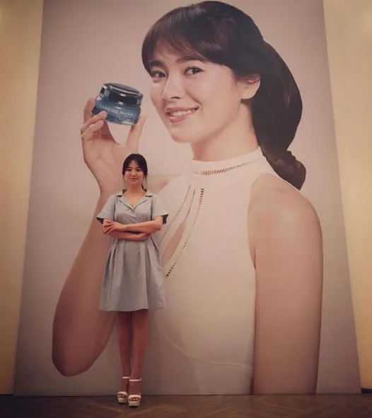 Song Hye Gyo yang lebih cantik dari poster. ©Instagram/kyo1122