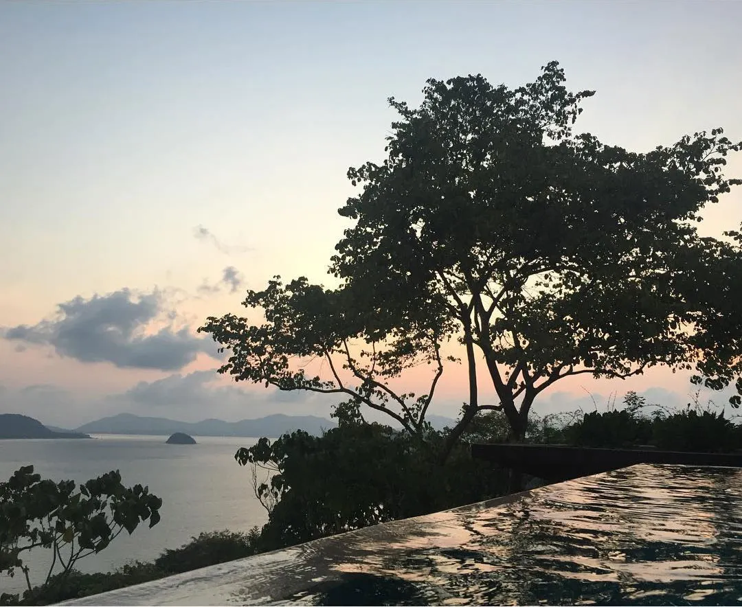 Song Hye Gyo memposting foto tempat liburan. ©Instagram/kyo1122