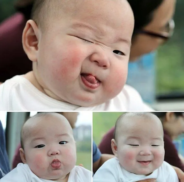 Song Minguk saat masih bayi. © instagram/songilkook