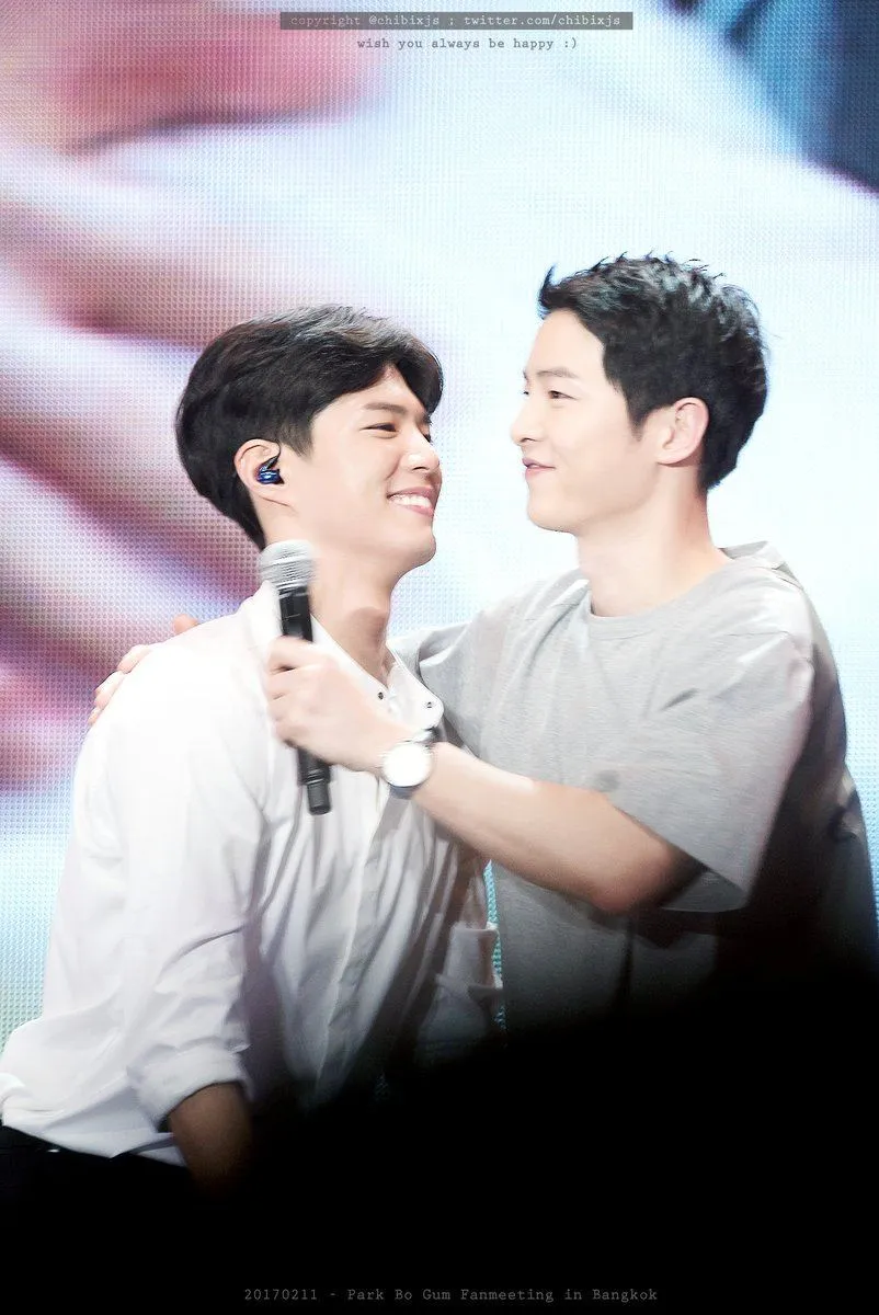 Park Bo Gum kagumi Song Joong Ki © twitter.com/chibixjs