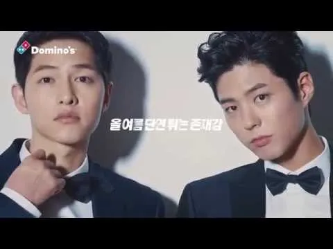 Song Joong Ki dan Park Bo Gum ganteng di video teaser iklan Dominoz's Pizza. ©Yotube/Song Joong Ki Song Hye Kyo Couple 송송커플