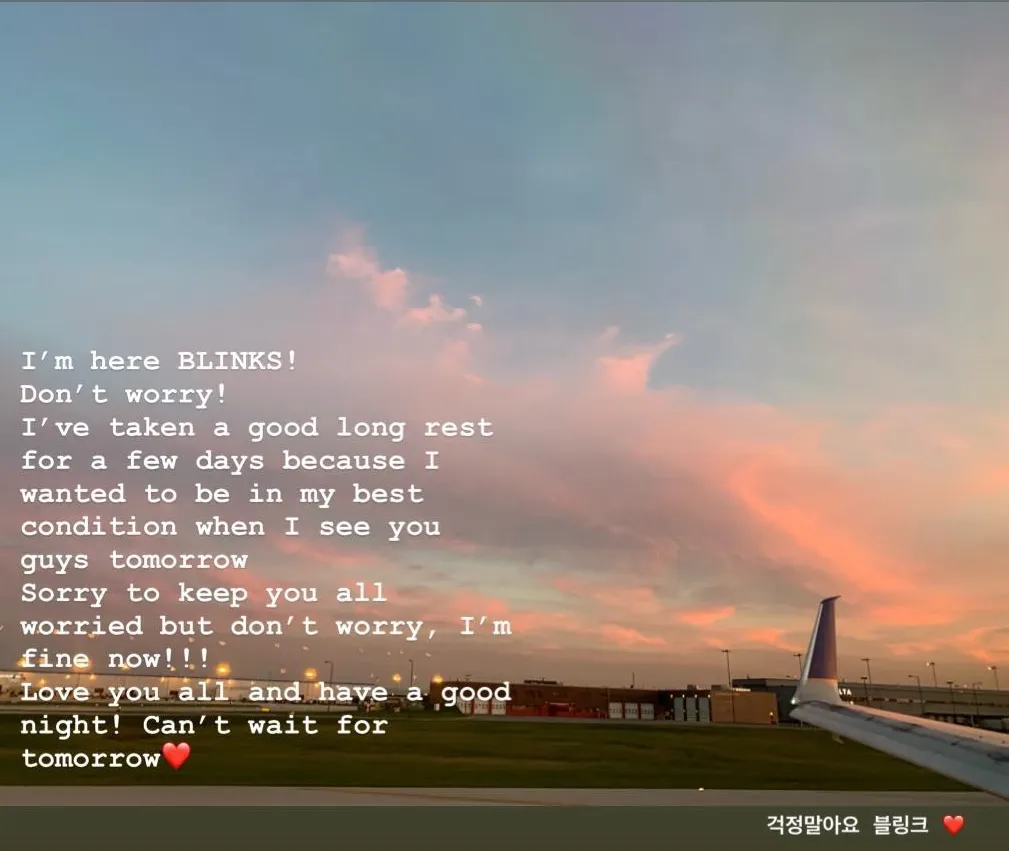 Pesan Jisoo © instagram.com/sooyaaa__