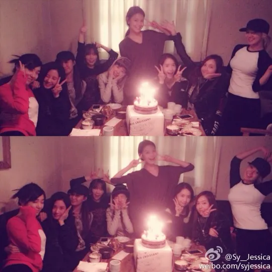 Foto ulang tahun Sooyoung Girls Generation di weibo Jessica @soompi.com