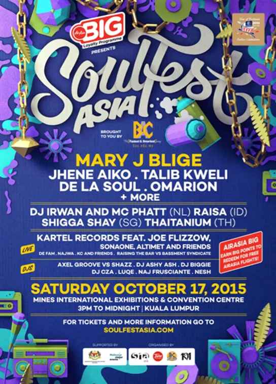 Jangan khawatir, SoulFest Asia 2015 tetap akan dihelat pada bulan Desember mendatang © soulfestasia.com
