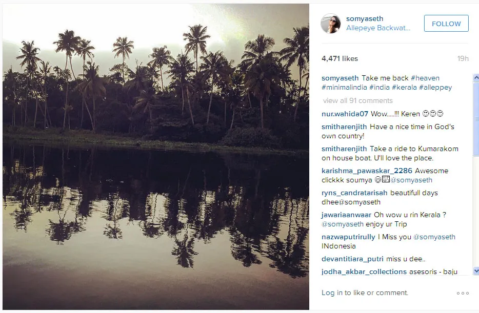 Pemandangan seperti ini yang bikin Soumya pengen balik lagi © Instagram.com/somyaseth