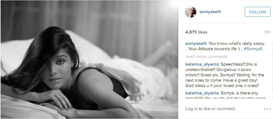 Soumya Seth tampil super beda di foto ini, hasil editan? © Instagram.com/somyaseth
