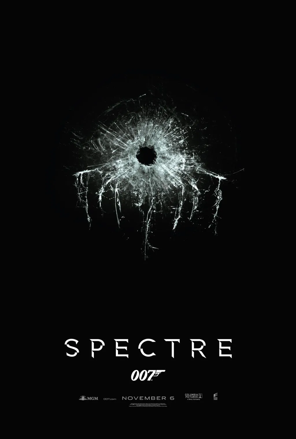 Poster Teaser James Bond, SPECTRE. (MGM Pictures)