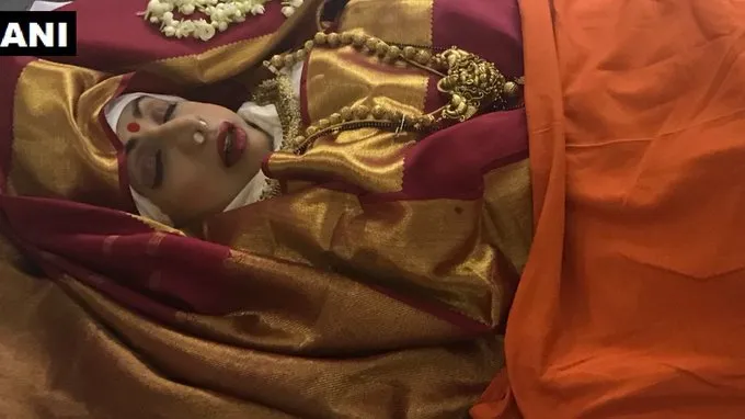 Sridevi bagaikan puteri tidur ketika meninggal dunia ©twitter/ANI