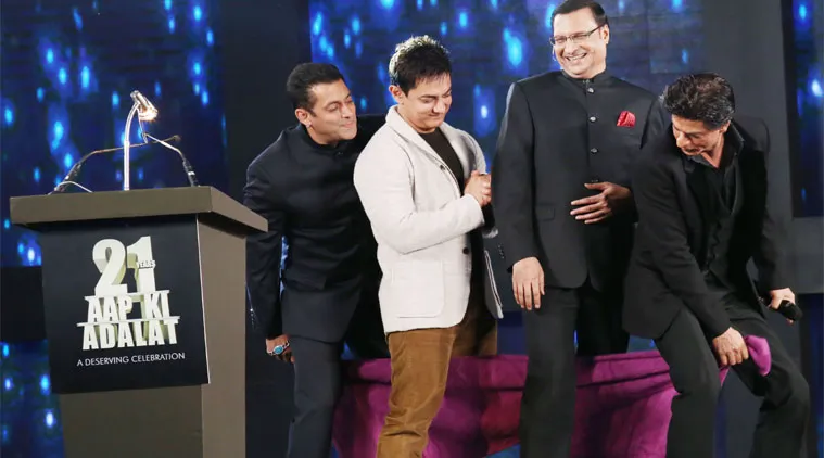 Shahrukh tak cemas dengan karirnya meski kerap dibandingkan dengan Salman dan Aamir ©indianexpress.com