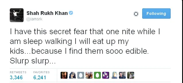 Ini dia kicauan Shahrukh Khan tentang ketakutan rahasianya @twitter.com/iamsrk